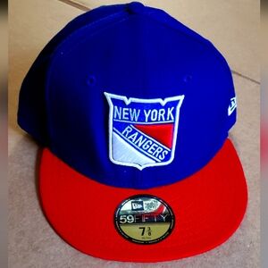 New Era New York Rangers Fitted Hat Cap 7 3/8 NWT